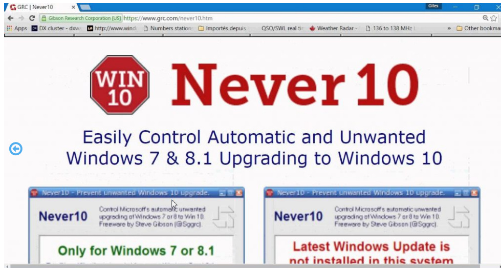 简单禁止Windows强制升级Win10的软件-Never 10